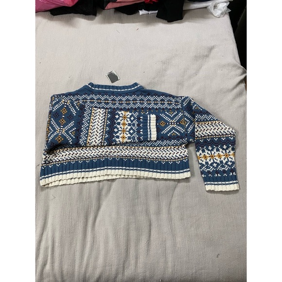 Cropped wool sweater - Picture 2 of 4